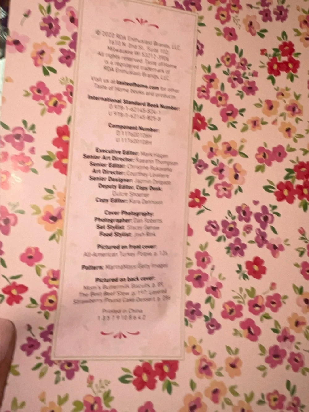 Taste of Home Grandma’s Favorites Cookbook Stack